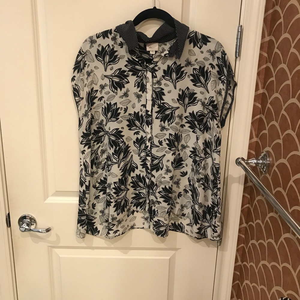 Anthropologie silk top